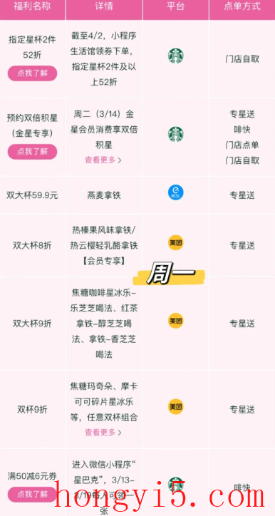 星巴克买一送一可以存一杯吗3