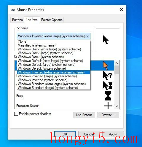 电脑鼠标指针(windows10鼠标指针更换)插图4