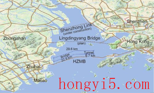 港珠澳大桥全长多少千米(港珠澳大桥全长多少公里)插图1
