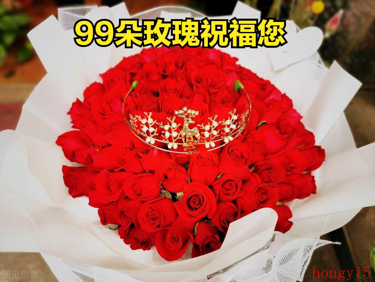 99朵玫瑰花寓意是什么（九十九朵玫瑰代表什么意思）(图1)