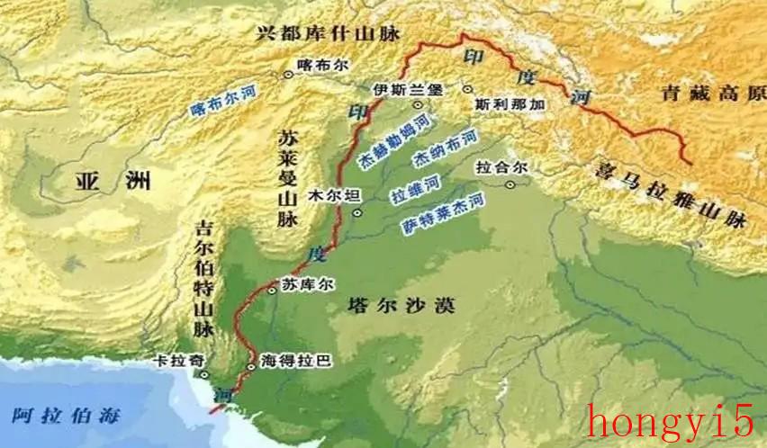 印度河在巴基斯坦境内叫什么河（印度河的发源地是哪里）(图2)