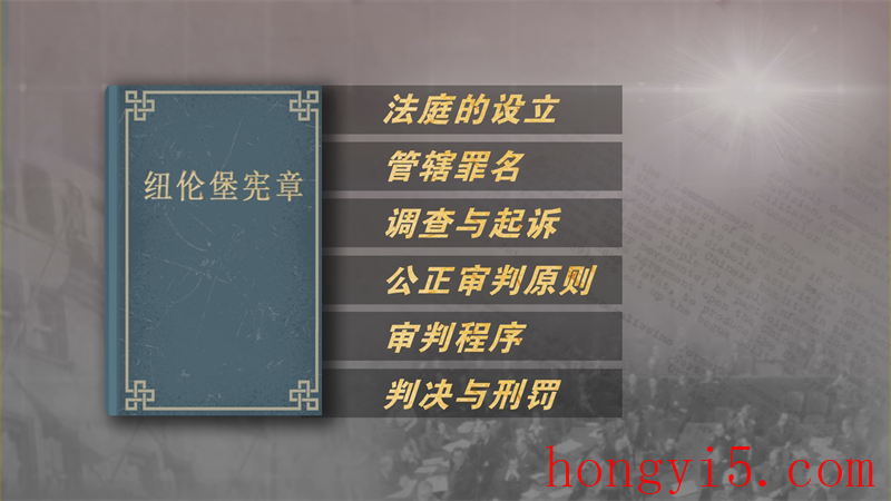 9月19日—9月23日播出《法律讲堂》文史版系列节目《纽伦堡审判》